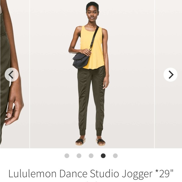 Lululemon Dance Studio Jogger 29" Dark Olive Size 2 - Picture 4 of 7